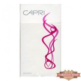 Пачка сигарет Capri Magenta 100's USA (1 пачка)