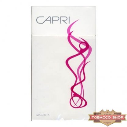 Пачка сигарет Capri Magenta 100's USA (1 пачка)